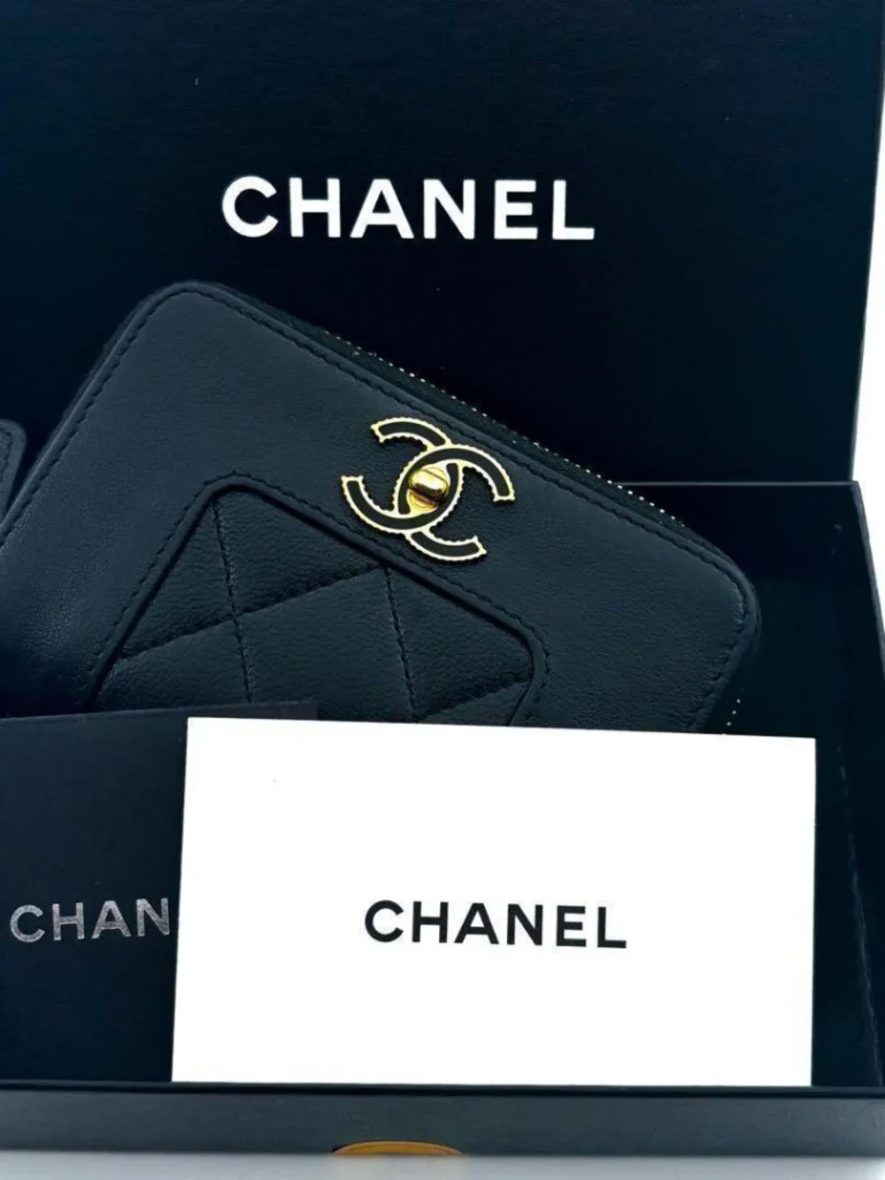 Chanel Wallet Mademoiselle Round Zip Coin Purse - Picture 3 of 12